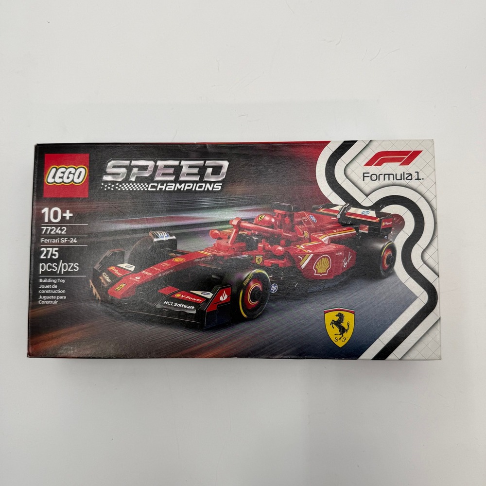 LEGO Speed Champions Ferrari F1 Race Car Set 275 Piece Block New